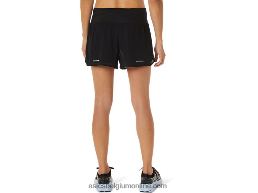 dames ventileren 2-n-1 3.5in kort V6HXR23052 prestatie zwart Asics