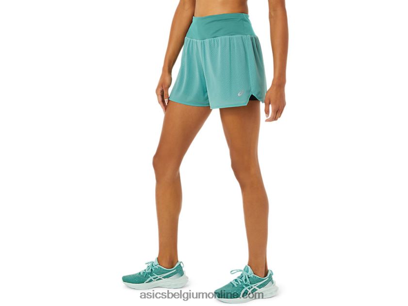 dames ventileren 2-n-1 3.5in kort V6HXR23253 salie/performance zwart Asics