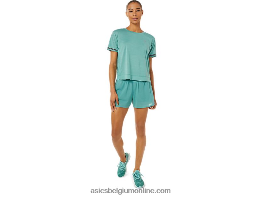 dames ventileren 2-n-1 3.5in kort V6HXR23253 salie/performance zwart Asics