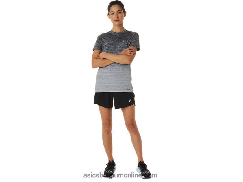 damesweg 5.5in het kort V6HXR22986 prestatie zwart Asics