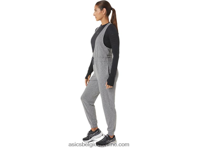 de nieuwe sterke hergebruikte jumpsuit voor dames V6HXR22695 donkergrijze heide Asics