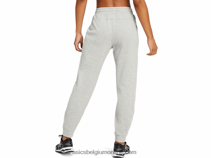 fleece-joggingbroek voor dames V6HXR24151 lichtgrijze heide Asics
