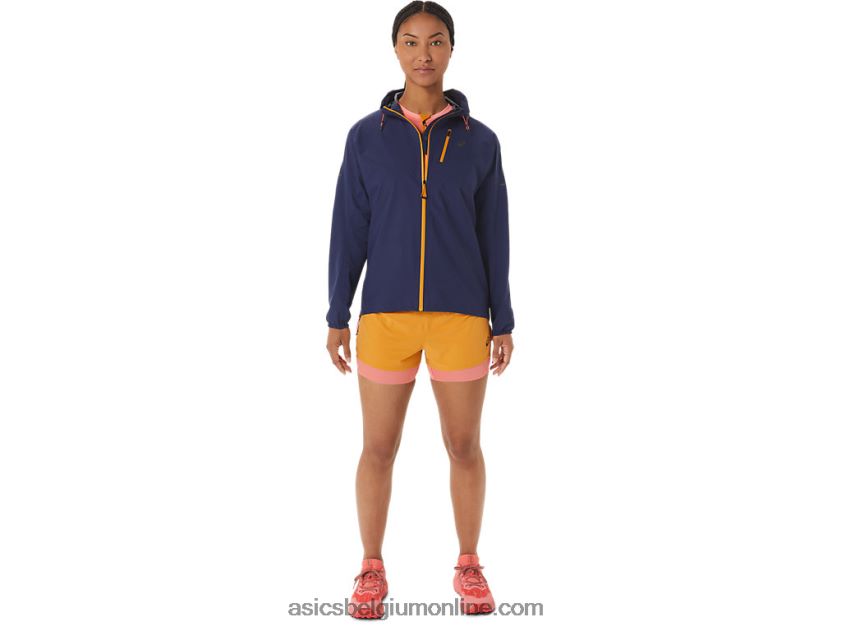 fujitrail 2-n-1 short voor dames V6HXR22537 zandstorm/papaja Asics