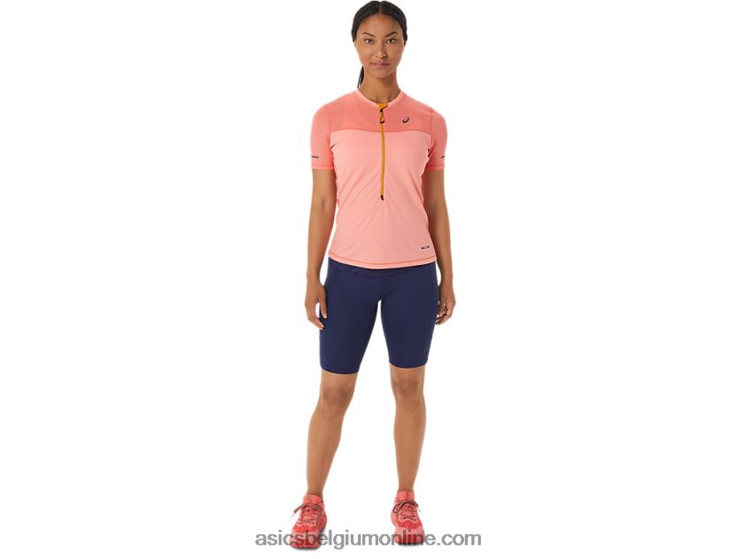 fujitrail sprinter voor dames V6HXR22467 indigoblauw/papaja Asics