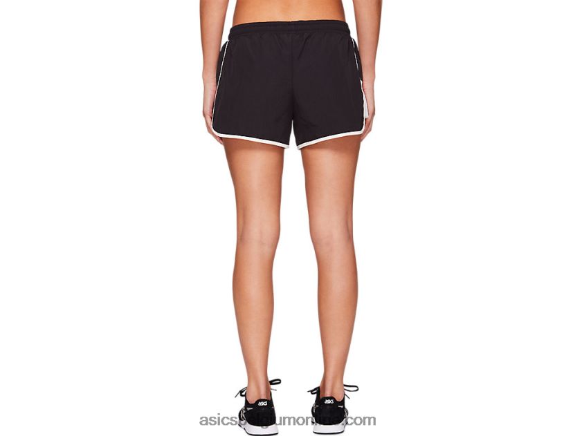 geweven sport moment short voor dames V6HXR24167 prestatie zwart Asics