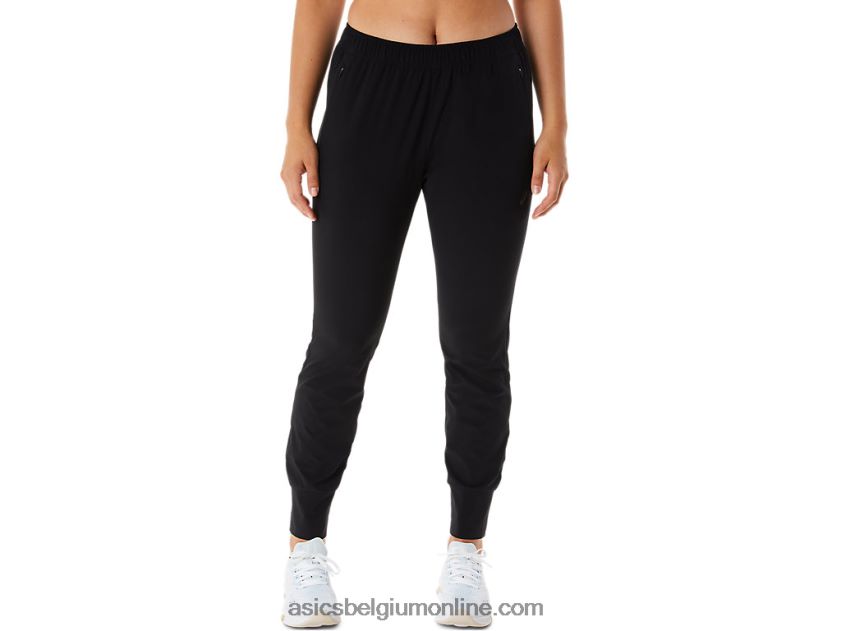 geweven trainingsbroek met core-stretch voor dames V6HXR22217 prestatie zwart Asics