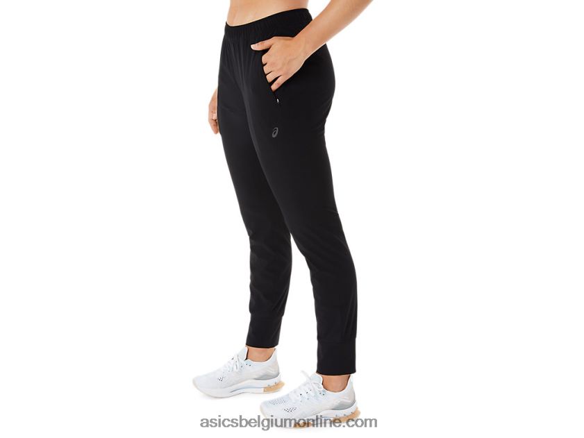 geweven trainingsbroek met core-stretch voor dames V6HXR22217 prestatie zwart Asics