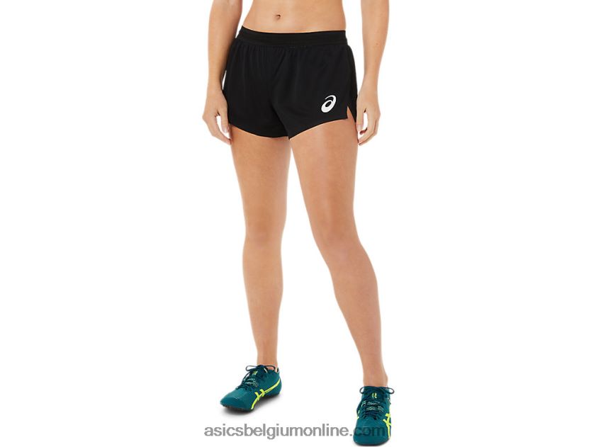 licht gebreide short voor dames V6HXR23407 prestatie zwart Asics