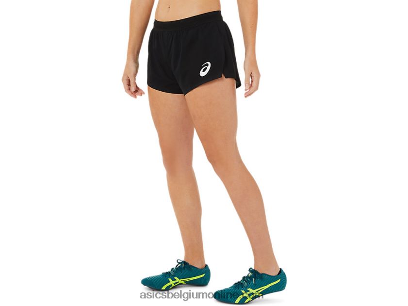 licht gebreide short voor dames V6HXR23407 prestatie zwart Asics