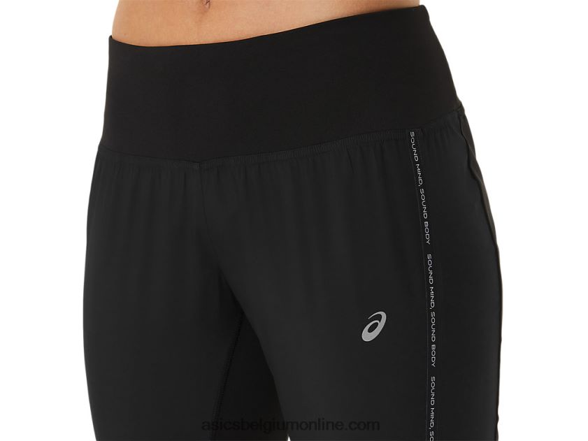 racebroek voor dames V6HXR22504 prestatie zwart Asics