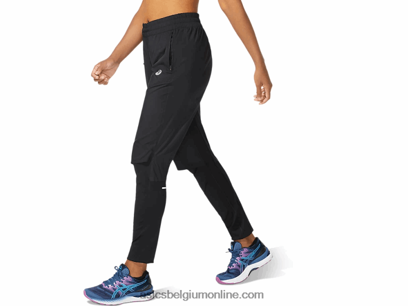 racebroek voor dames V6HXR24049 prestatie zwart Asics