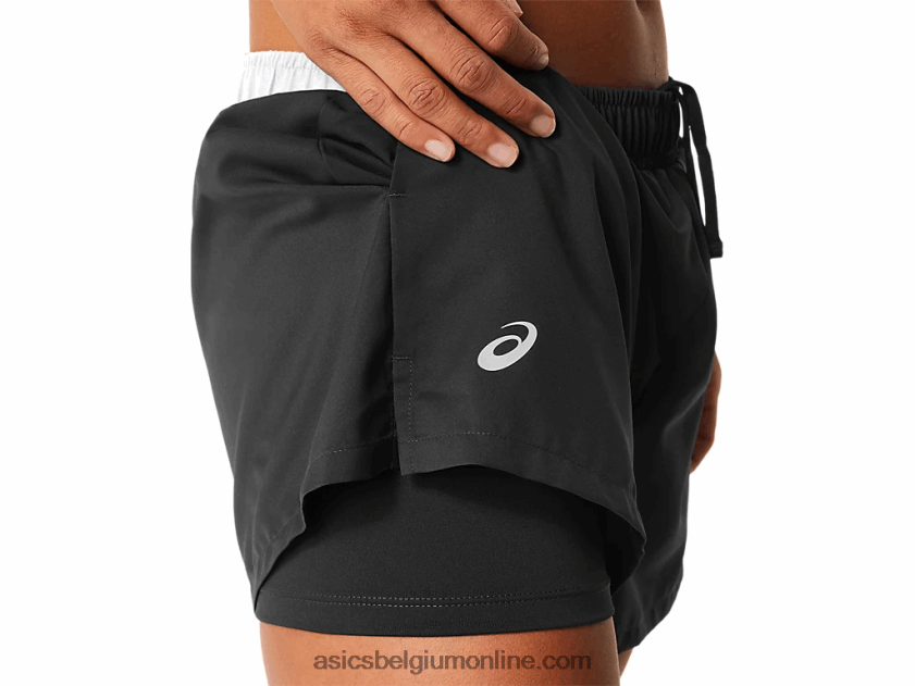 short voor dames V6HXR22465 prestatie zwart Asics
