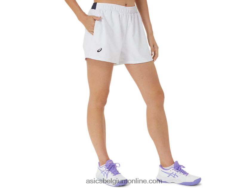 short voor dames V6HXR22474 briljant wit Asics