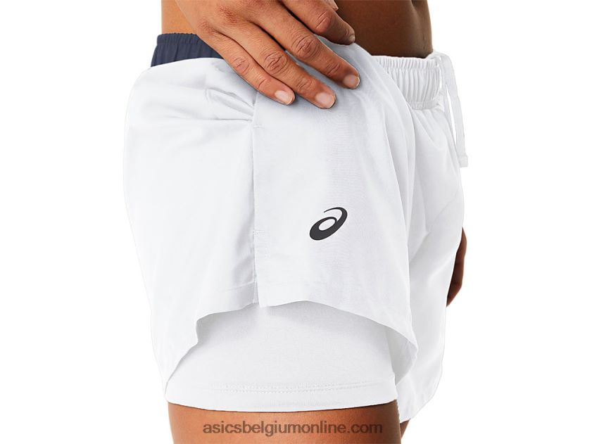 short voor dames V6HXR22474 briljant wit Asics