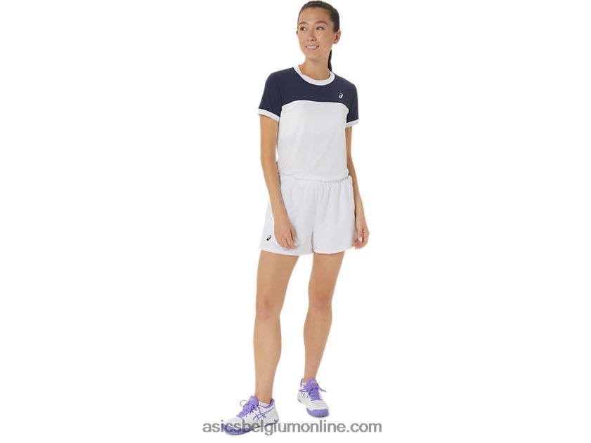 short voor dames V6HXR22474 briljant wit Asics