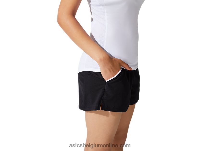 short voor dames V6HXR23809 prestatie zwart Asics