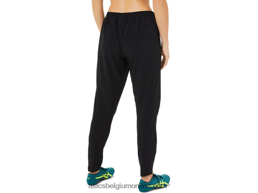 stretch geweven damesbroek V6HXR23404 prestatie zwart Asics