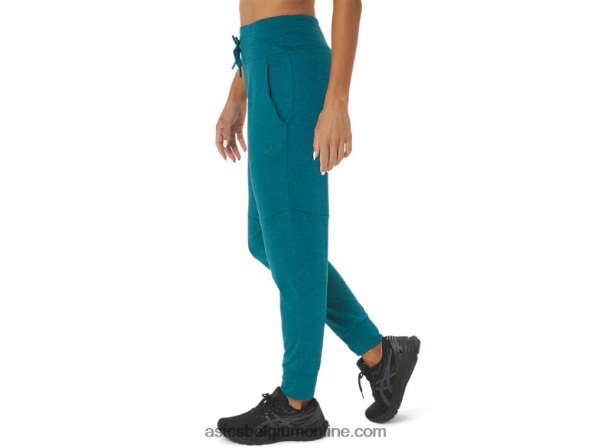 technische joggingbroek voor dames V6HXR22834 fluwelen grenen spacedye/rustgevende zee Asics