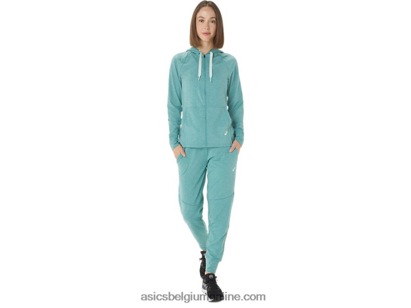 technische joggingbroek voor dames V6HXR23394 salie spacedye Asics