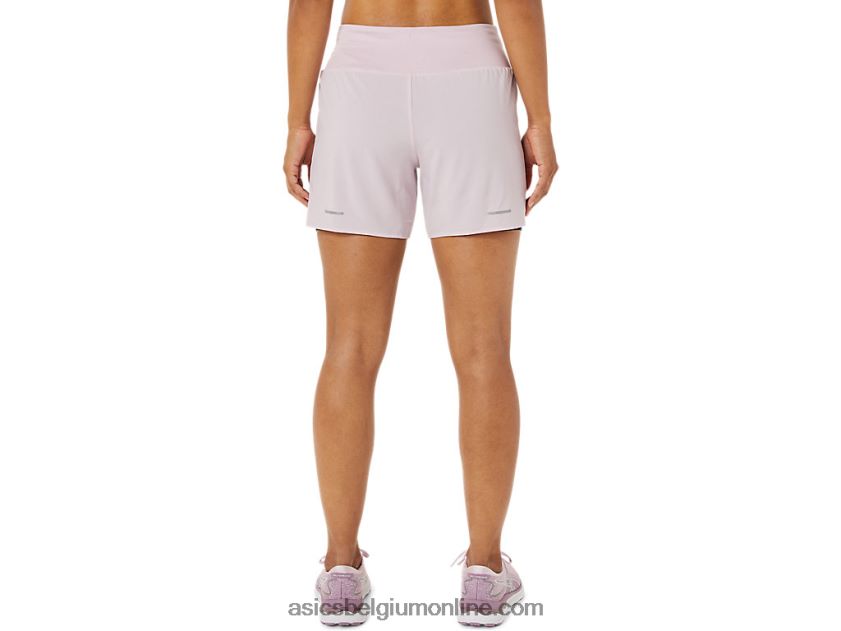 vrouwenweg 2-n-1 5.5in het kort V6HXR23487 nauwelijks rose/performance zwart Asics