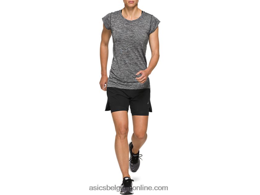 vrouwenweg 2-n-1 5.5in het kort V6HXR23787 prestatie zwart Asics