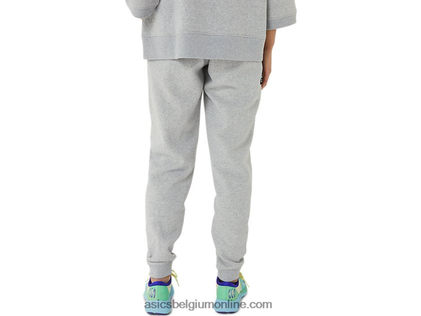 zondag fleece joggingbroek voor dames lam V6HXR23305 lichtgrijze heide Asics