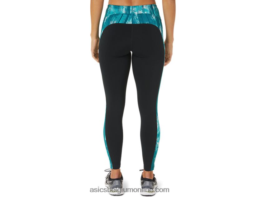 7/8 prestatietight voor dames V6HXR23081 zwart/tie dye fluweel grenen Asics
