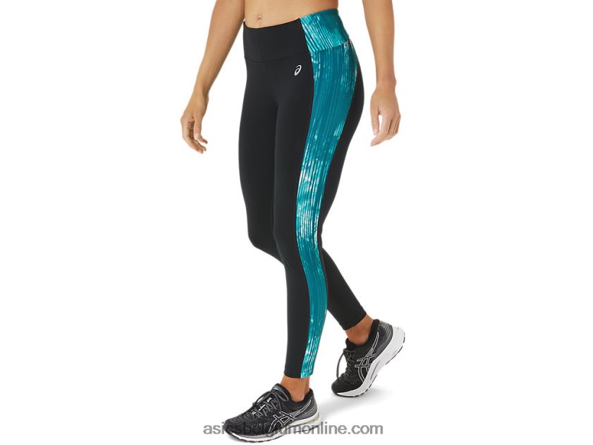 7/8 prestatietight voor dames V6HXR23081 zwart/tie dye fluweel grenen Asics