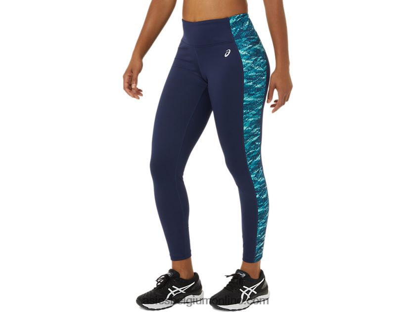 7/8 prestatietight voor dames V6HXR23788 peacoat/fris ijs multi Asics