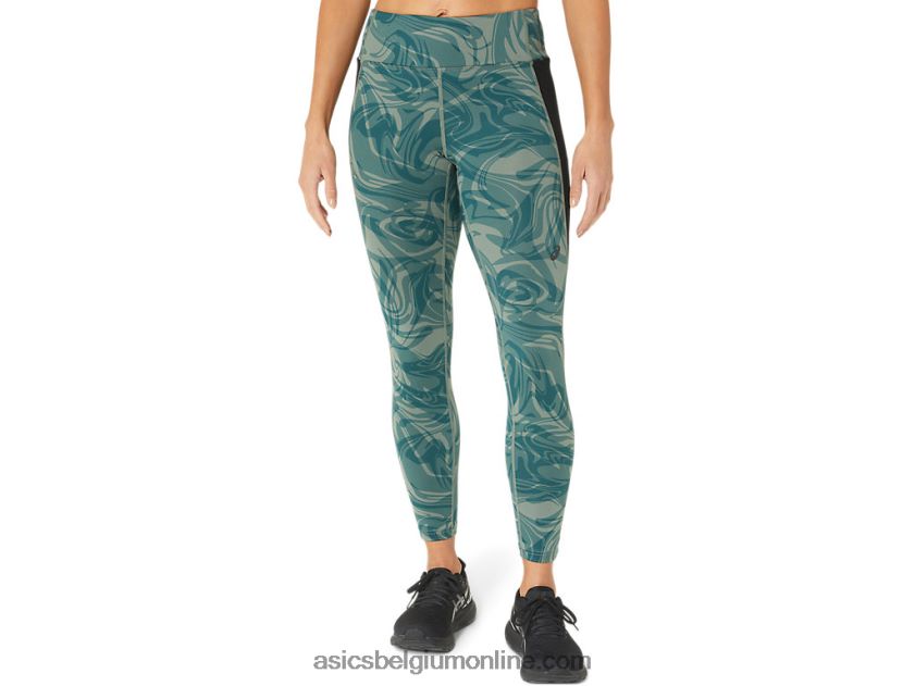 Kate 7/8 strakke damesbroek V6HXR22162 klimop sumi druppel Asics