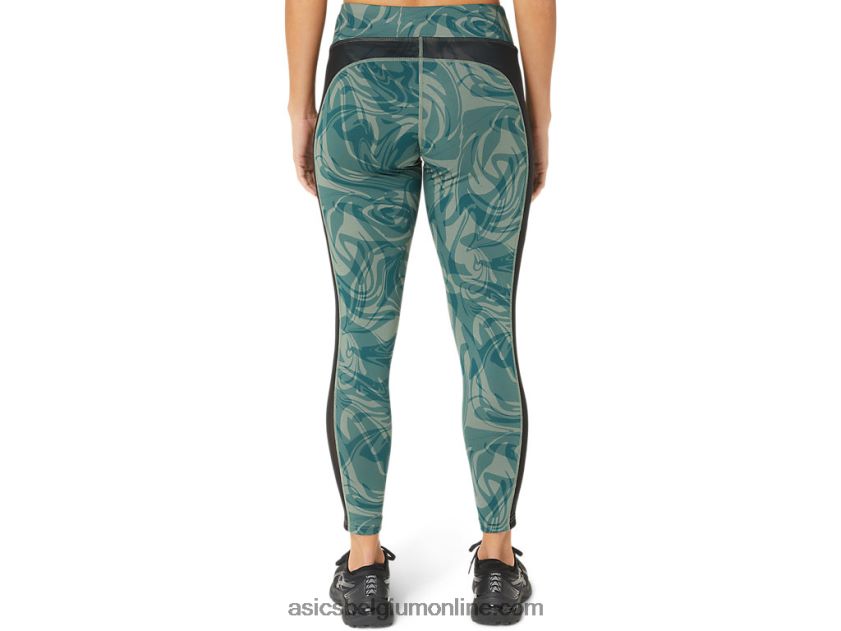 Kate 7/8 strakke damesbroek V6HXR22162 klimop sumi druppel Asics