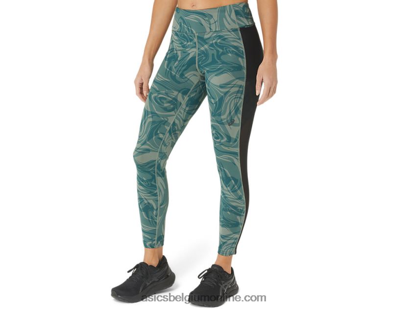 Kate 7/8 strakke damesbroek V6HXR22162 klimop sumi druppel Asics