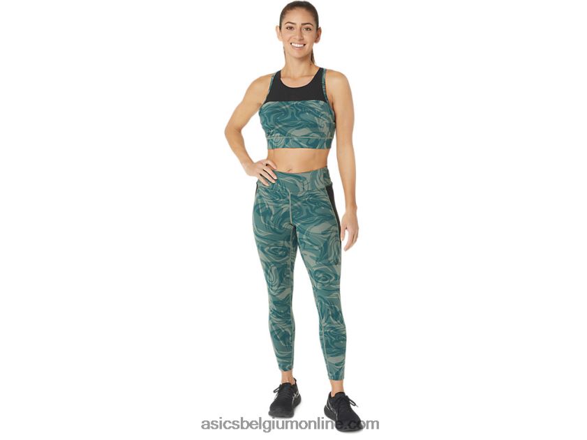 Kate 7/8 strakke damesbroek V6HXR22162 klimop sumi druppel Asics