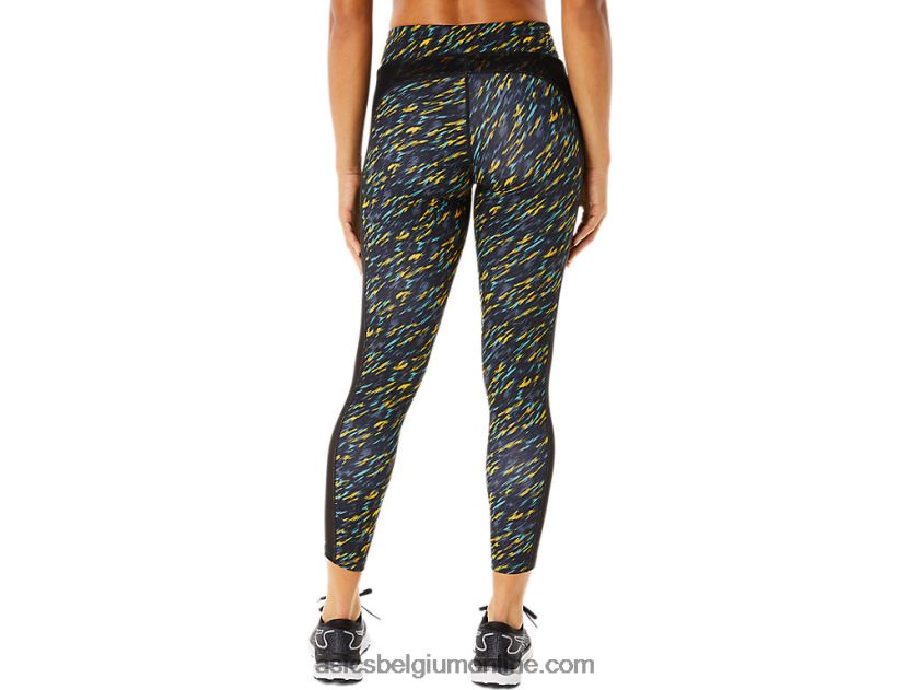 Kate 7/8 strakke damesbroek V6HXR23408 nachtschaduw/salie print Asics
