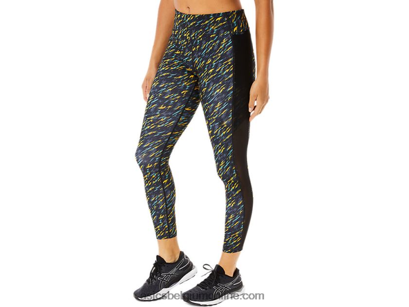 Kate 7/8 strakke damesbroek V6HXR23408 nachtschaduw/salie print Asics
