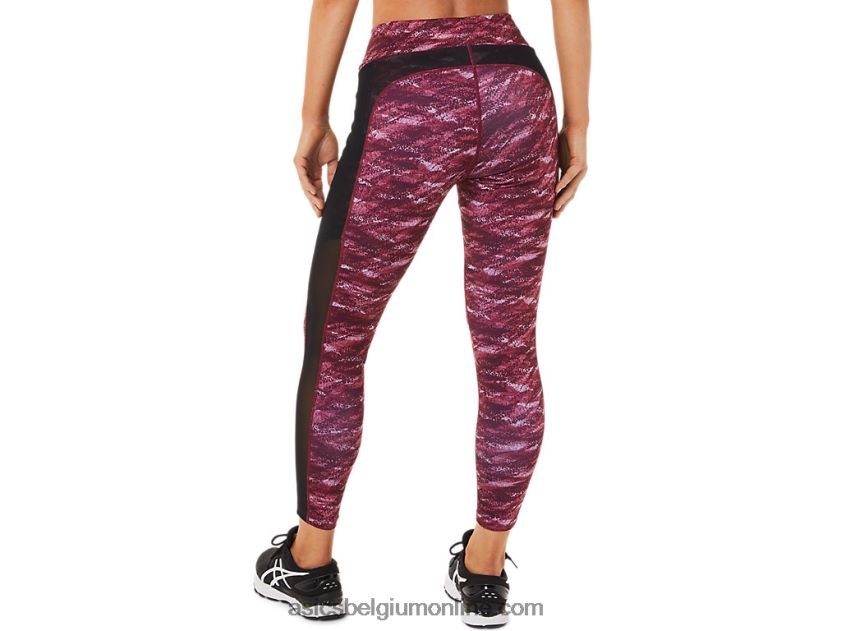 Kate 7/8 strakke damesbroek V6HXR23658 diepe mars/mist multi Asics