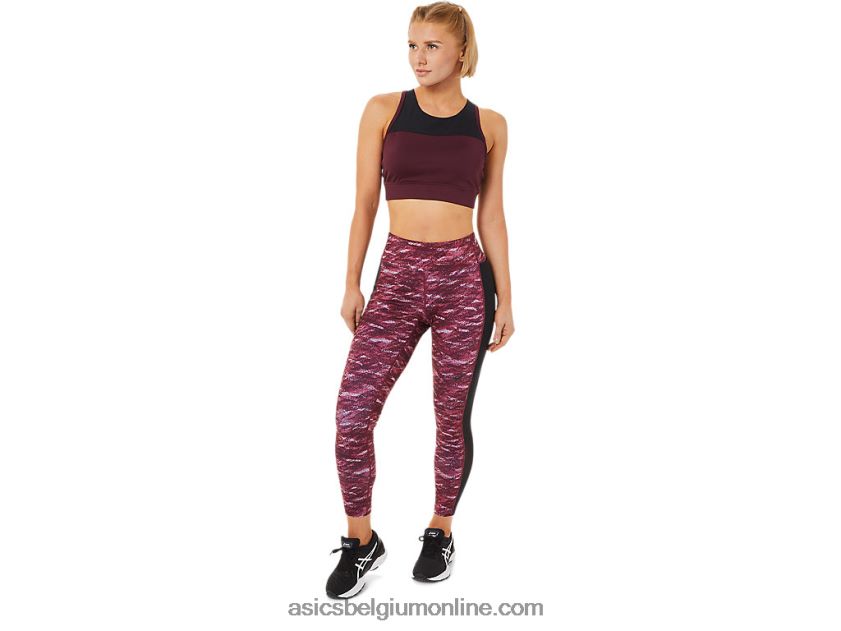 Kate 7/8 strakke damesbroek V6HXR23658 diepe mars/mist multi Asics