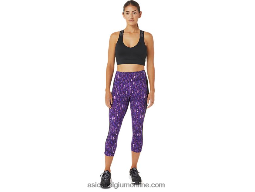 Kate pocket capri voor dames V6HXR23020 japan geborsteld orchidee/zwart Asics