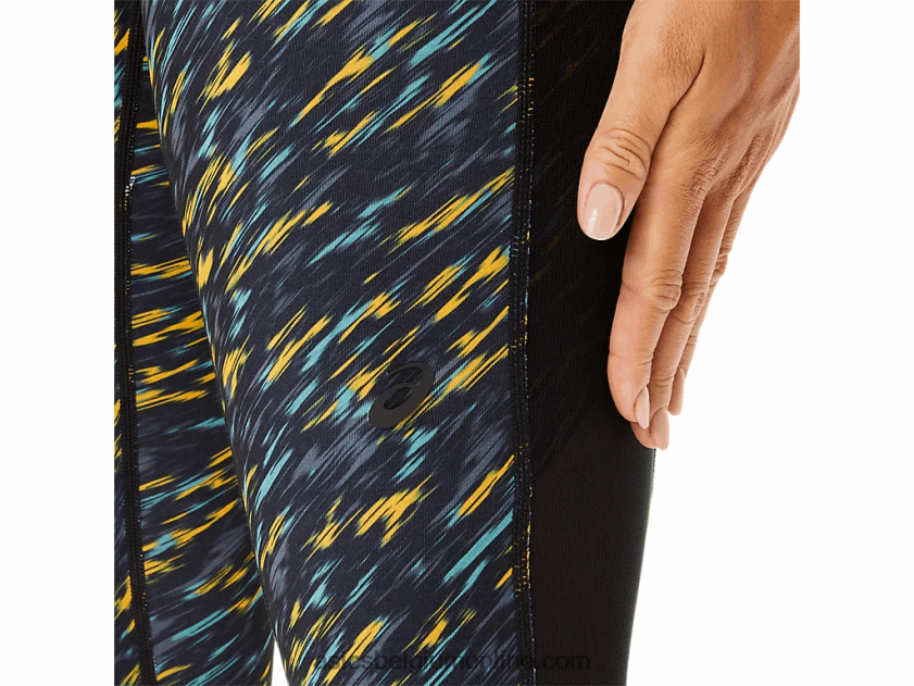 Kate pocket capri voor dames V6HXR23400 nachtschaduw/salie print Asics