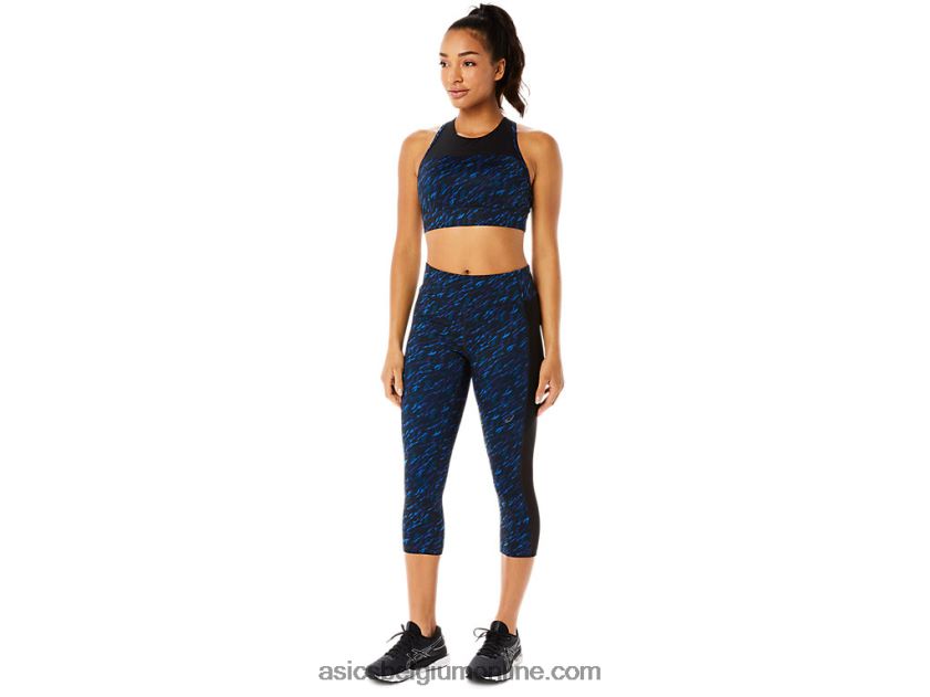 Kate pocket capri voor dames V6HXR23516 nachtschaduw/lake drive print Asics