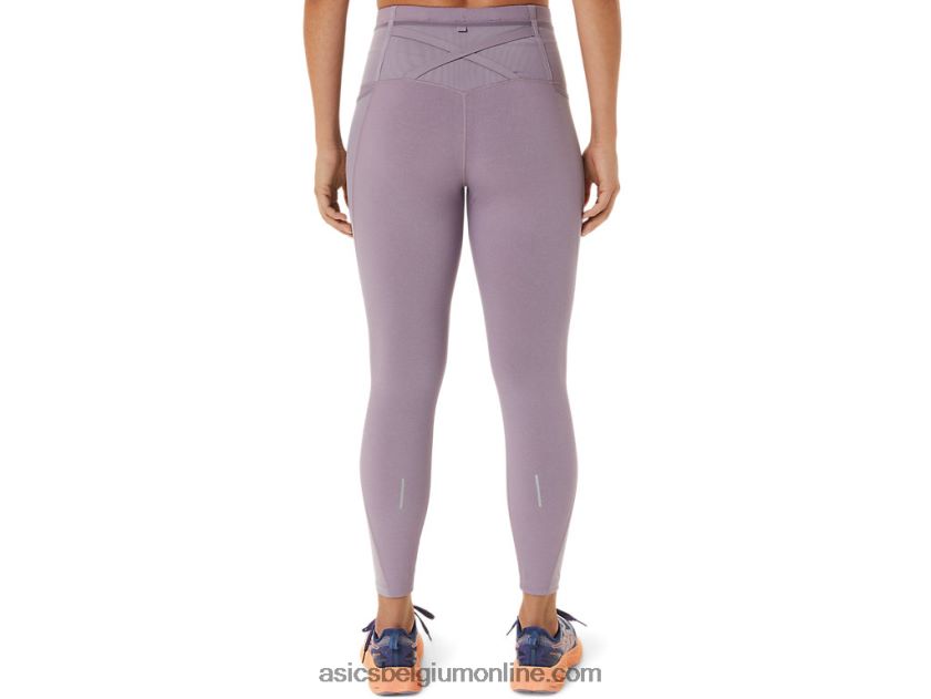 afstandsvoorraad voor dames 7/8 strak V6HXR22481 violet kwarts heide Asics