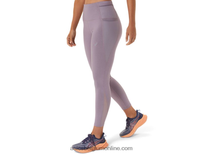 afstandsvoorraad voor dames 7/8 strak V6HXR22481 violet kwarts heide Asics
