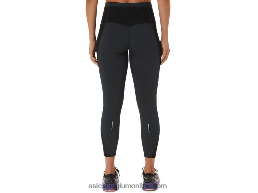 afstandsvoorraad voor dames 7/8 strak V6HXR22497 prestaties zwarte heide Asics