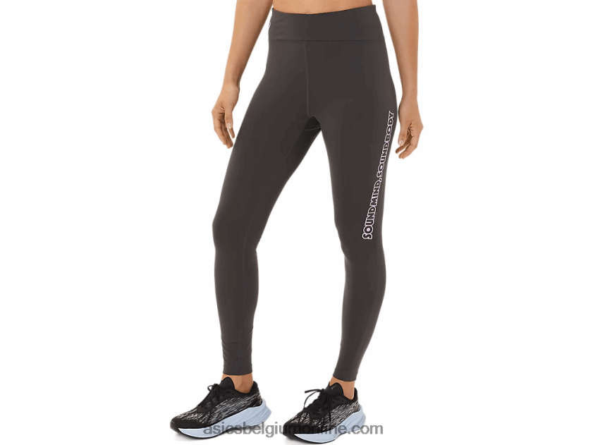 dames logo graphic tight V6HXR22946 obsidiaan grijs Asics