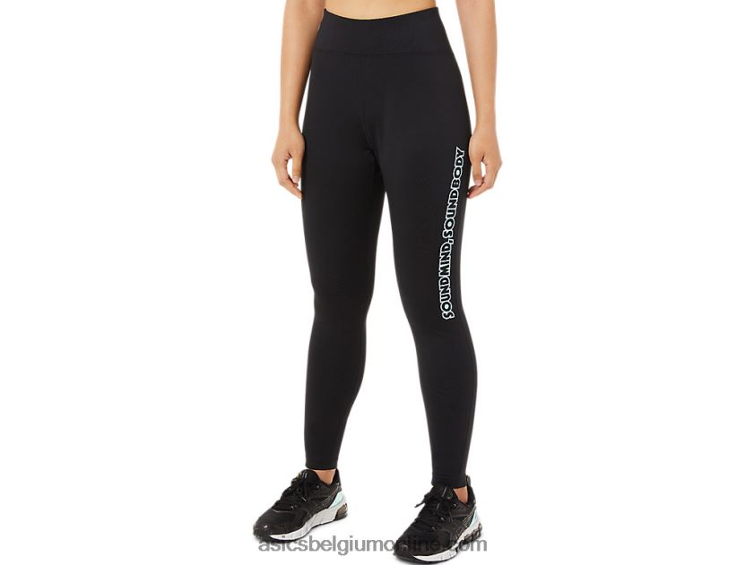 dames logo graphic tight V6HXR23384 prestatie zwart Asics