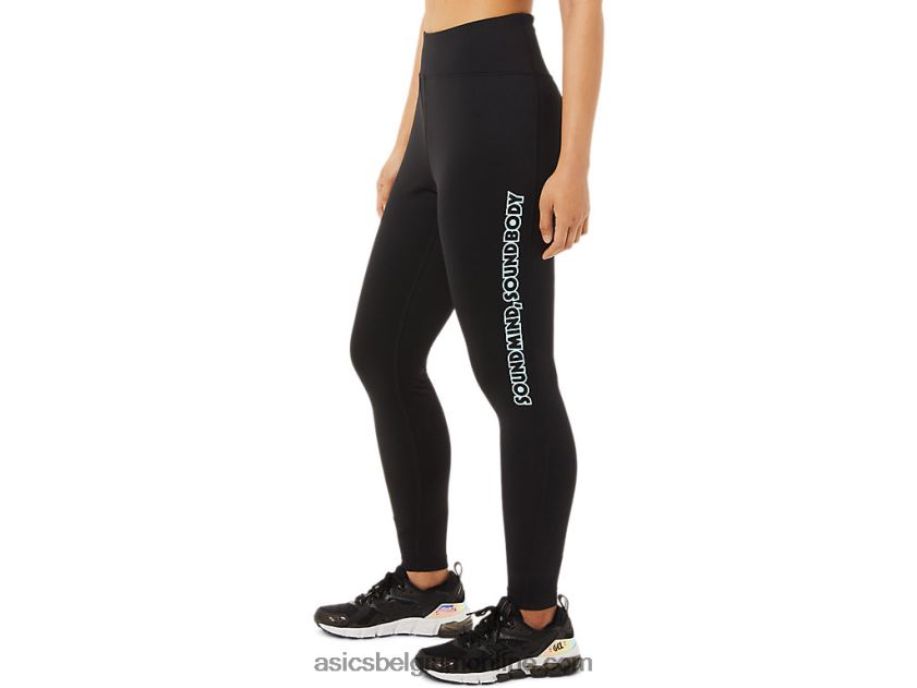 dames logo graphic tight V6HXR23384 prestatie zwart Asics