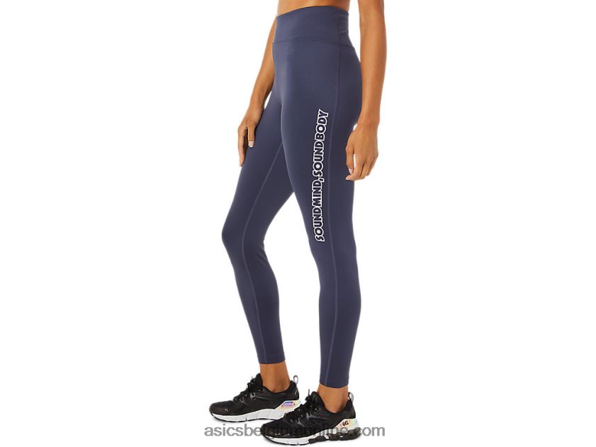 dames logo graphic tight V6HXR23392 indigo mist Asics