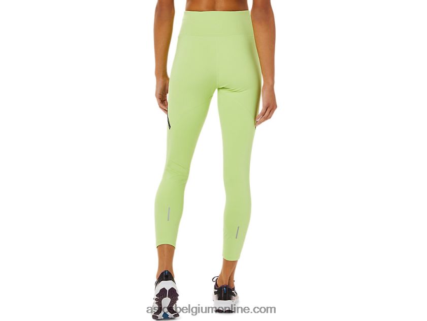dames race high waist tight V6HXR23335 limoen groen Asics