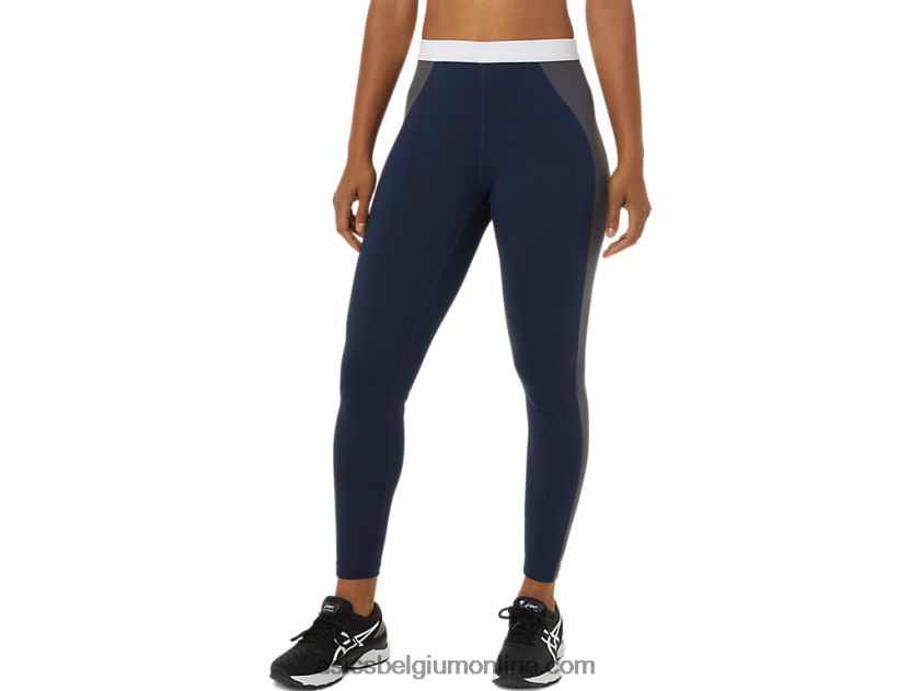 de nieuwe sterke hergebruikte tight voor dames V6HXR23823 peacoat/piedmont grijs/wit Asics