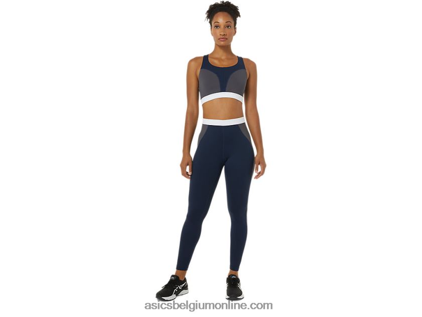 de nieuwe sterke hergebruikte tight voor dames V6HXR23823 peacoat/piedmont grijs/wit Asics
